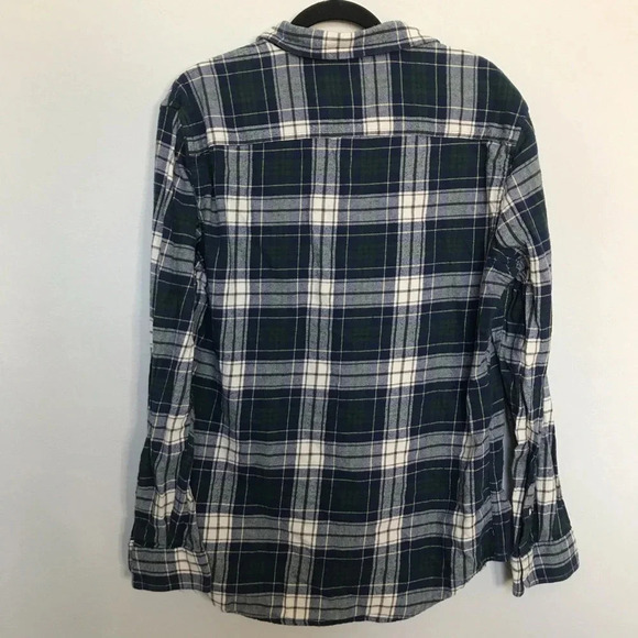 Urban Pipeline Blue Green Plaid Button Down Shirt - Picture 3 of 4